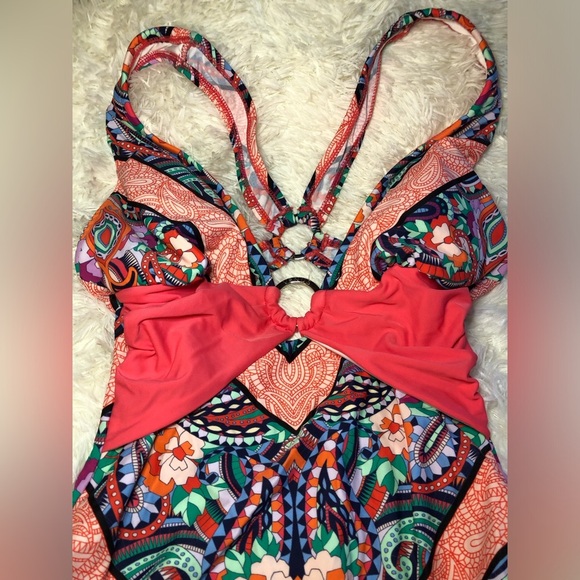 VENUS Women's One Piece Swimsuit - Multicolor Pattern - Picture 6 of 16